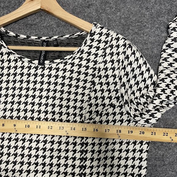 Zoë + Phoebe Houndstooth Dress L XL - Picture 8 of 9